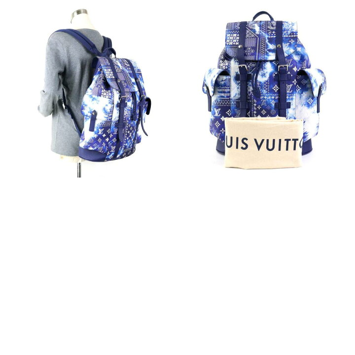 楽天市場】ルイ ヴィトン LOUIS VUITTON リュック モノグラム バンダナ  
