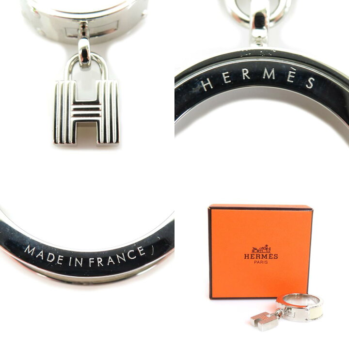 楽天市場】エルメス HERMES スカーフリング Hロゴ カデナ メタル 
