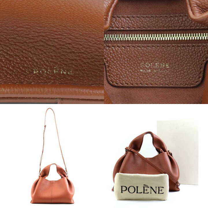 楽天市場】ポレーヌ POLENE ハンドバッグ ショルダーバッグ レザー 