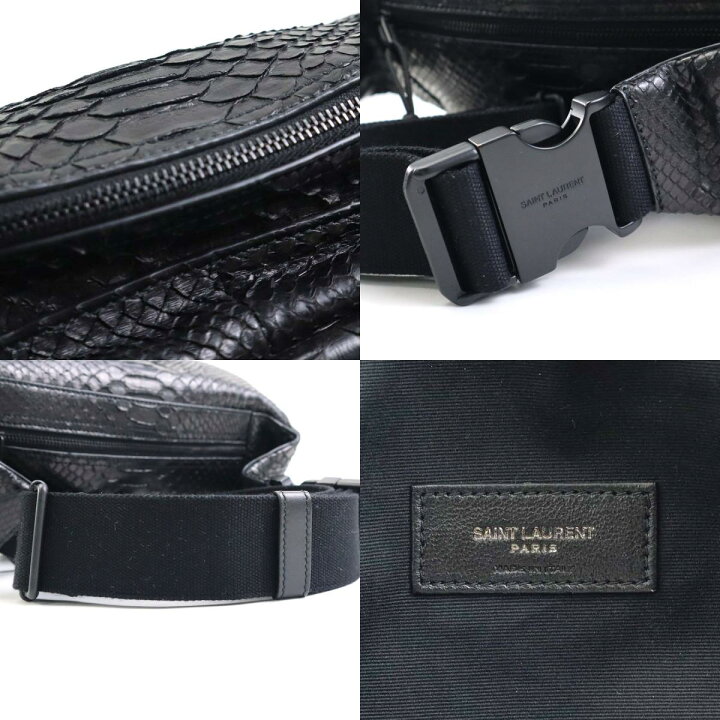 楽天市場】サンローラン SAINT LAURENT ボディバッグ ウエストポーチ 