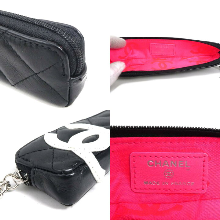楽天市場】シャネル CHANEL ペンケース カンボンライン レザー  