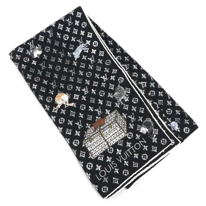 楽天市場】ルイ ヴィトン LOUIS VUITTON スカーフ キャットグラム  