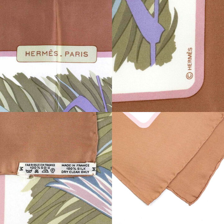 楽天市場】エルメス HERMES スカーフ カレ90 シルク ピンク/マルチ  
