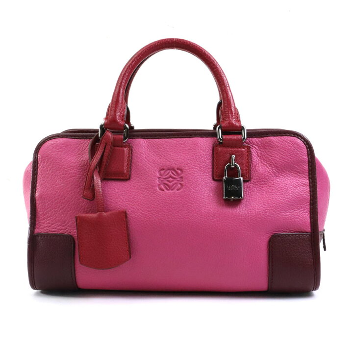 楽天市場】ロエベ LOEWE ハンドバッグ アマソナ レザー マゼンタ 
