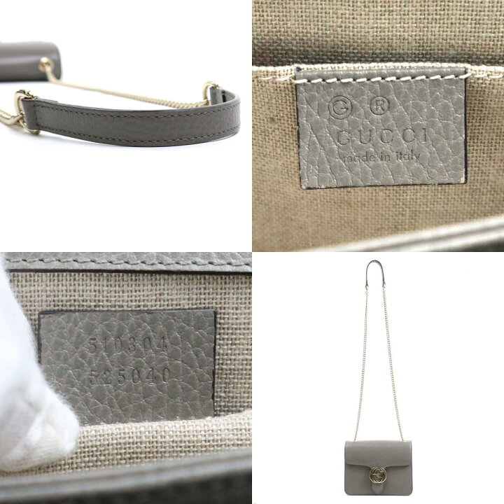 楽天市場】グッチ GUCCI 斜め掛けショルダーバッグ インターロッキング  