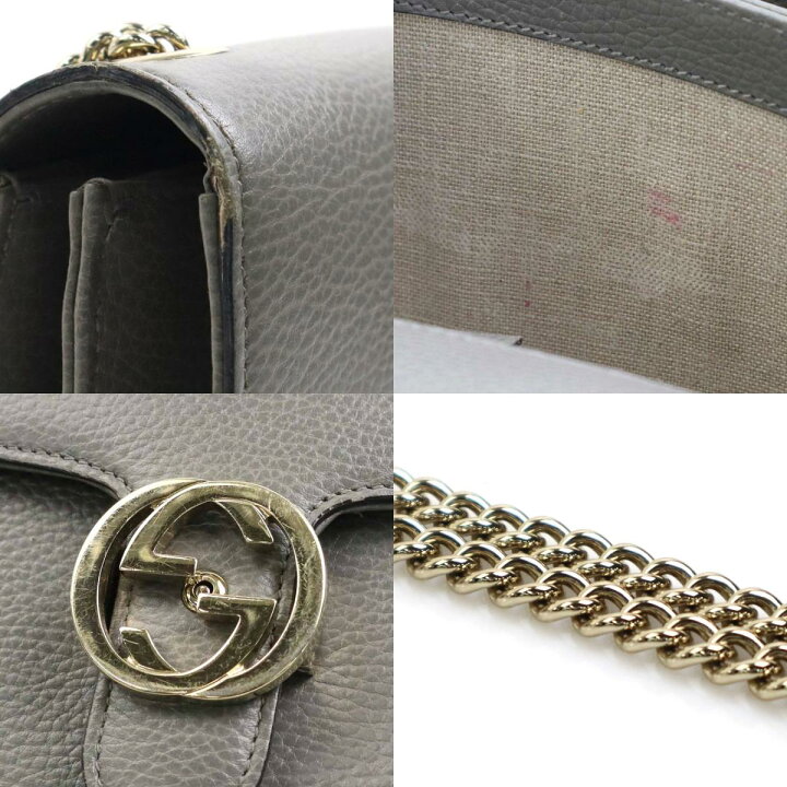 楽天市場】グッチ GUCCI 斜め掛けショルダーバッグ インターロッキング  