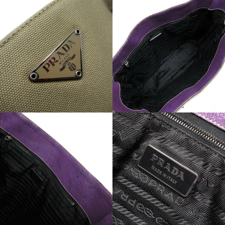 楽天市場】プラダ PRADA ショルダーバッグ トートバッグ キャンバス 