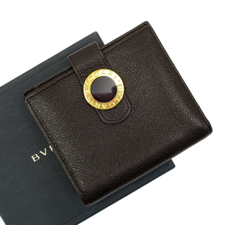 楽天市場】ブルガリ BVLGARI 二つ折り財布 レザー ブラウン ユニ 