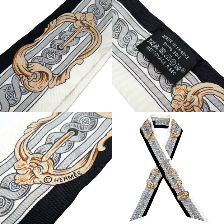 楽天市場】エルメス HERMES スカーフ ツイリー シルク マルチカラー  