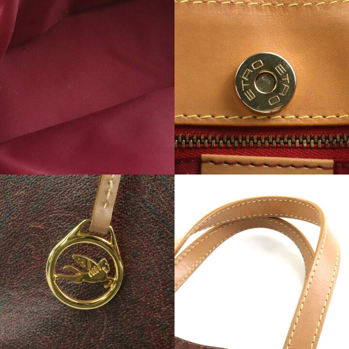 楽天市場】エトロ ETRO ハンドバッグ トートバッグ ペイズリー PVC  
