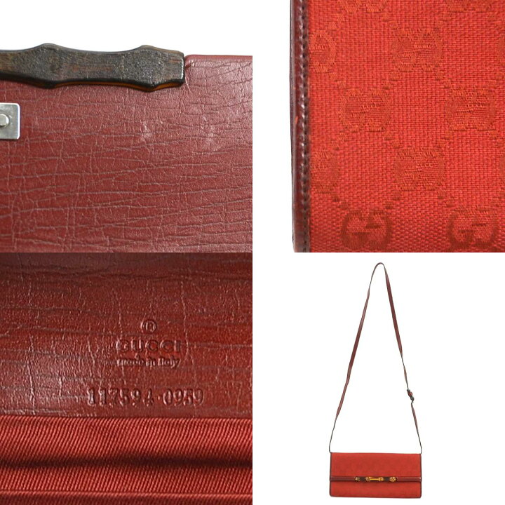 楽天市場】グッチ GUCCI 斜め掛けショルダーバッグ バンブー GG 