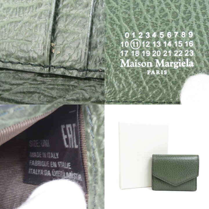 楽天市場】メゾンマルジェラ Maison Margiela 三つ折り財布 レザー  