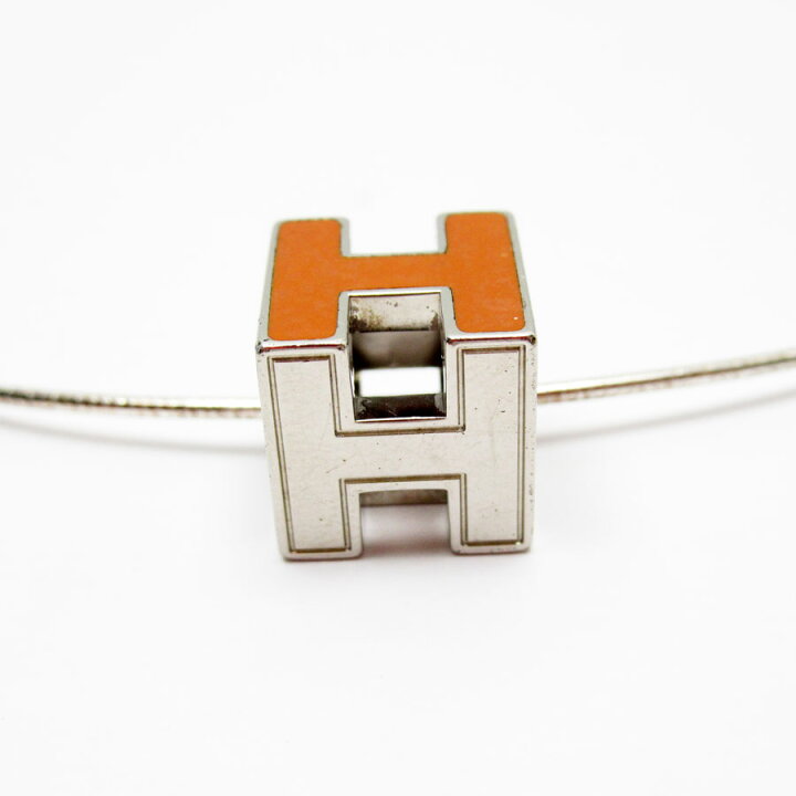 楽天市場】エルメス HERMES ネックレス Hキューブ カージュドアッシュ 
