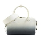 DELVAUX デルヴォー ハンドバッグ ショルダーバッグ クールボックスMM レザー アイボリーグラデーション レディース 送料無料【中古】 a0295