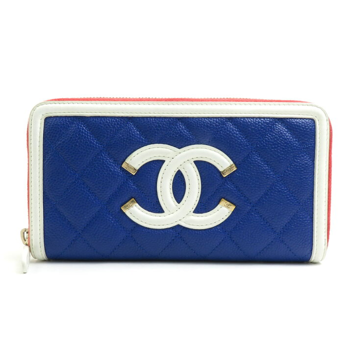 楽天市場】シャネル CHANEL ラウンドファスナー長財布 CCフィリグリー  