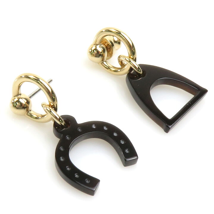 楽天市場】エルメス HERMES ピアス アミュレット エスケトル メタル  