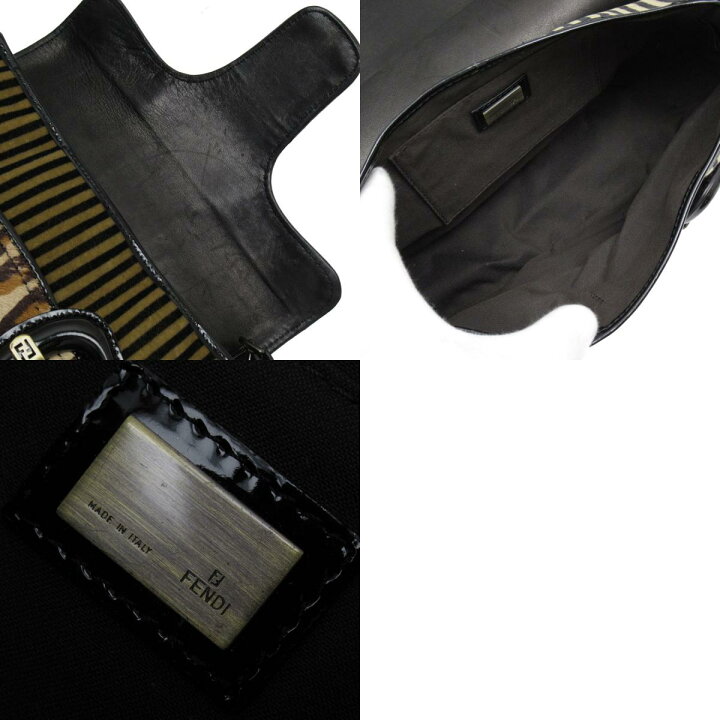 楽天市場】フェンディ FENDI ショルダーバッグ ベロア/ハラコ/パテント 