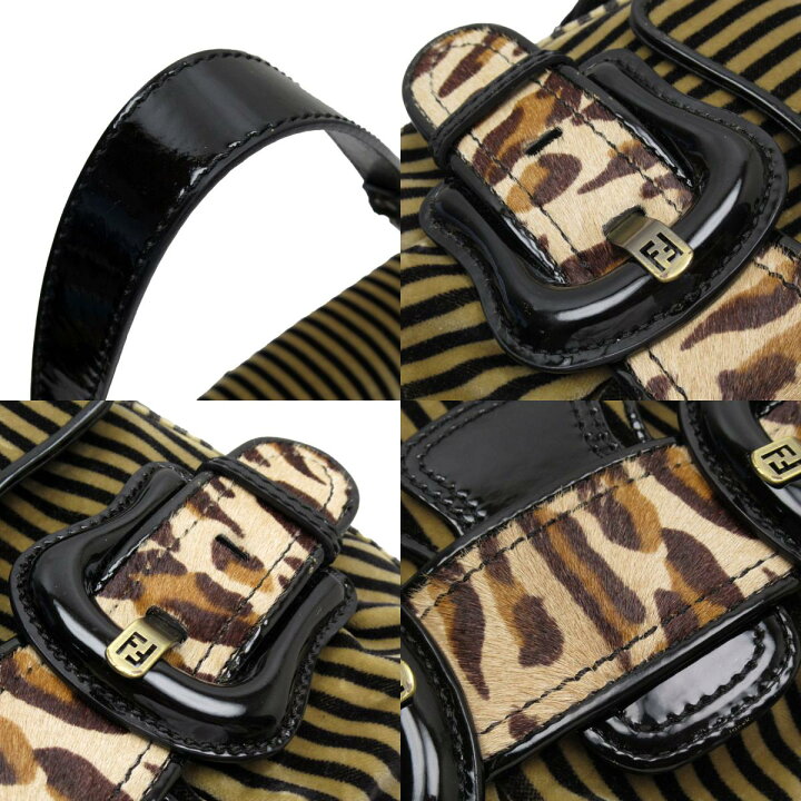 楽天市場】フェンディ FENDI ショルダーバッグ ベロア/ハラコ/パテント 