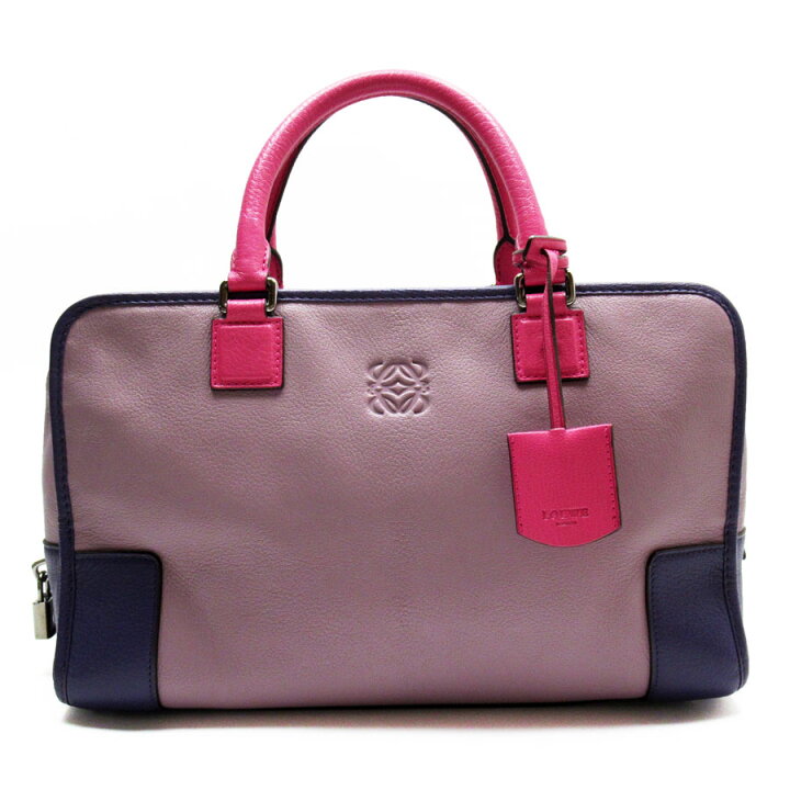楽天市場】ロエベ LOEWE ハンドバッグ アマソナ 36 レザー パープル 