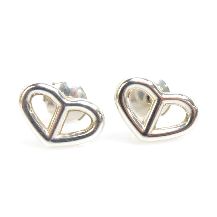 楽天市場】エルメス HERMES ピアス シェーヌダンクル ハート シルバー  