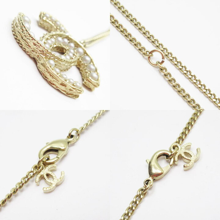 楽天市場】シャネル CHANEL ネックレス ココマーク メタル/フェイク  