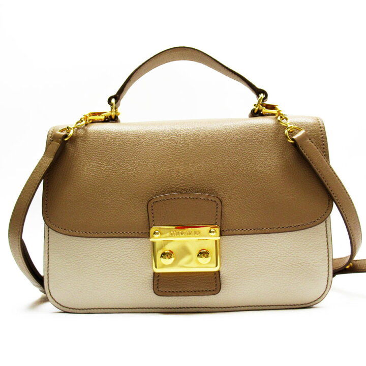 楽天市場】ミュウミュウ MIUMIU ハンドバッグ ショルダーバッグ レザー 
