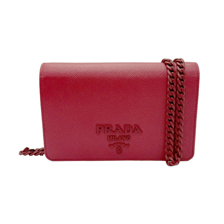 楽天市場】プラダ PRADA 斜め掛けショルダーバッグ ポシェット レザー  