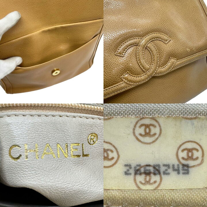 楽天市場】シャネル CHANEL ショルダーバッグ キャビアスキンレザー  