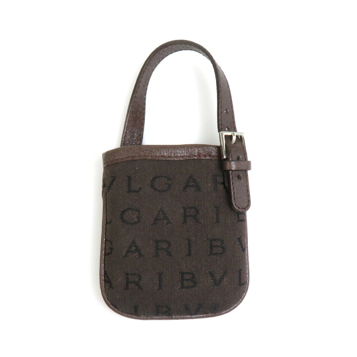 楽天市場】ブルガリ BVLGARI ポーチ ロゴマニア キャンバス/レザー 