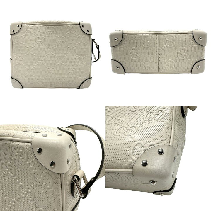 楽天市場】グッチ GUCCI ショルダーバッグ GGエンボス レザー 