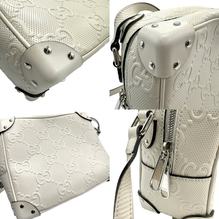 楽天市場】グッチ GUCCI ショルダーバッグ GGエンボス レザー 