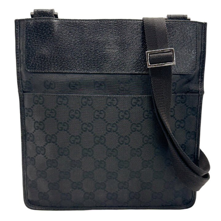 楽天市場】グッチ GUCCI ショルダーバッグ GGキャンバス ブラック 
