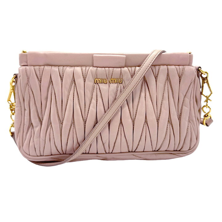 楽天市場】ミュウミュウ MIUMIU ショルダーバッグ マテラッセ レザー  