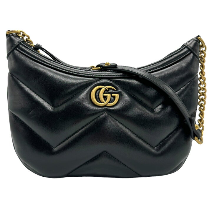 楽天市場】グッチ GUCCI ショルダーバッグ GGマーモント レザー/メタル 