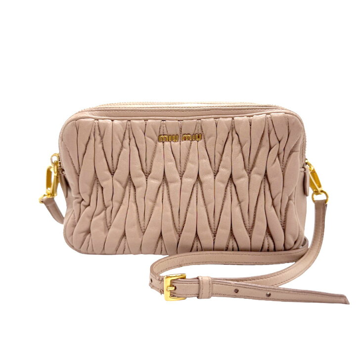 楽天市場】ミュウミュウ MIUMIU 斜め掛けショルダーバッグ マテラッセ 