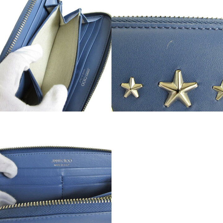 楽天市場】ジミーチュウ JIMMY CHOO ラウンドファスナー長財布 スター 