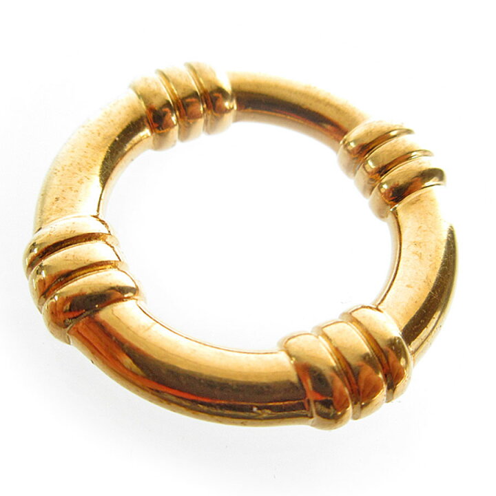 楽天市場】エルメス HERMES スカーフリング メタル ゴールド  