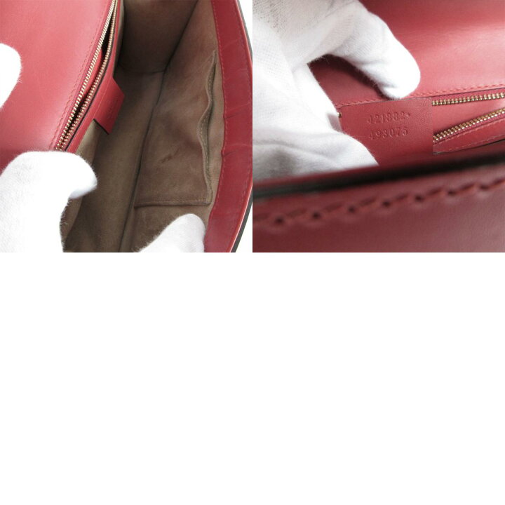 楽天市場】グッチ GUCCI ショルダーバッグ シルヴィ レザー レッド  