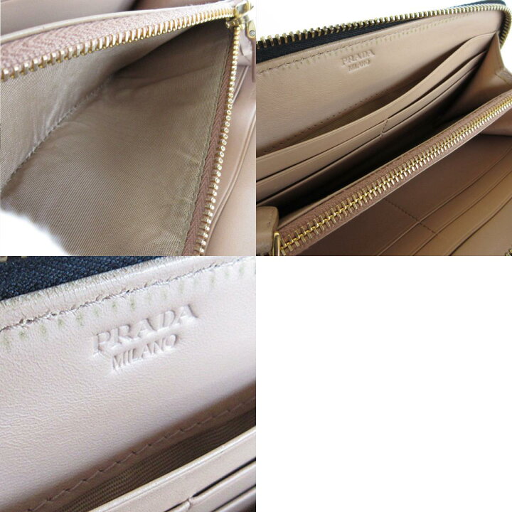 楽天市場】プラダ PRADA ラウンドファスナー長財布 レザー ブラック 