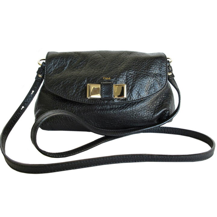 楽天市場】クロエ Chloe 斜め掛けショルダーバッグ リボン レザー 