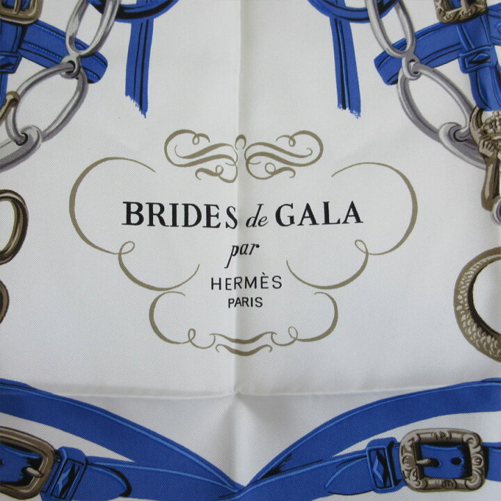楽天市場】エルメス HERMES スカーフ カレ90 BRIDES de GALA シルク  