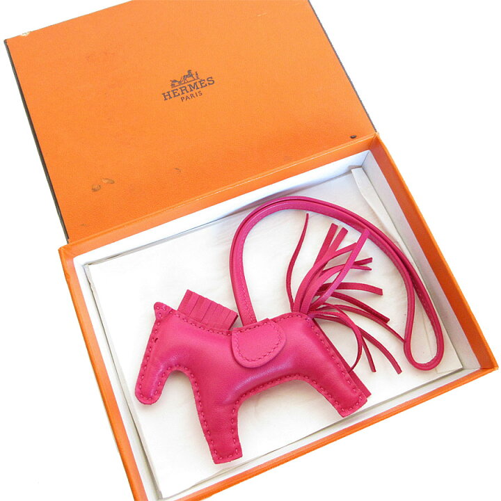 楽天市場】エルメス HERMES チャーム ロデオPM アニョーミロ ローズ  