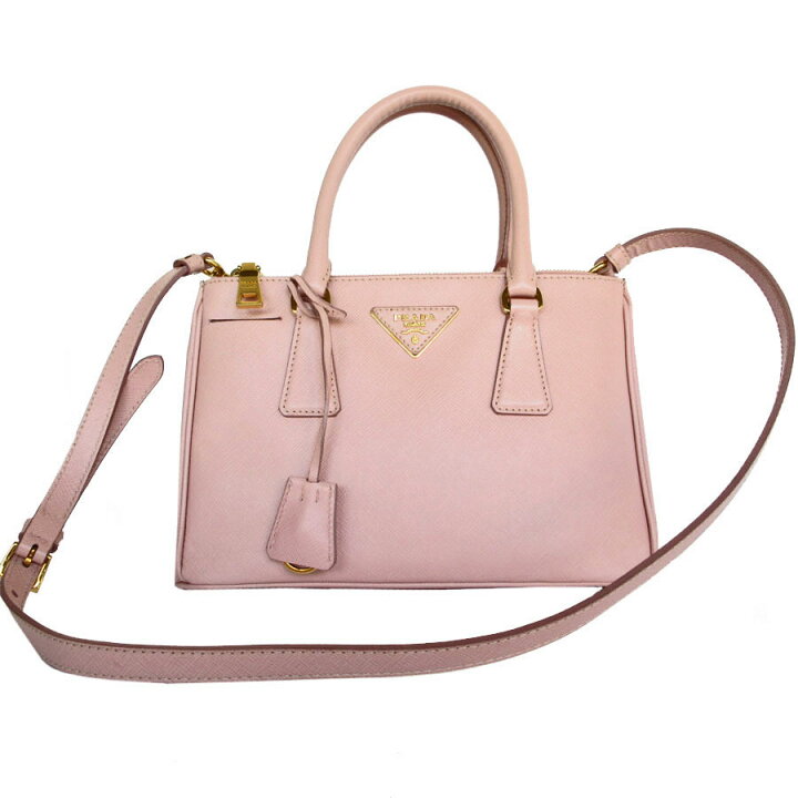 楽天市場】プラダ PRADA ハンドバッグ ショルダーバッグ レザー ピンク 