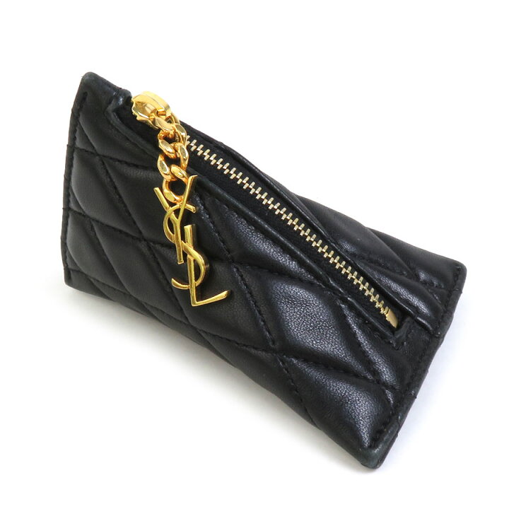 楽天市場】サンローラン SAINT LAURENT コインケース レザー ブラック 