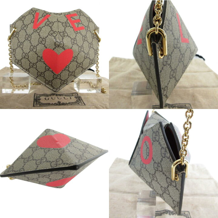 楽天市場】グッチ GUCCI ショルダーバッグ GGスプリーム PVC ブラウン  