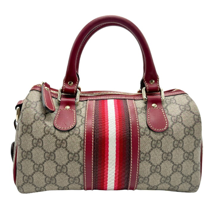 楽天市場】グッチ GUCCI ハンドバッグ GGスプリームキャンバス レッド  