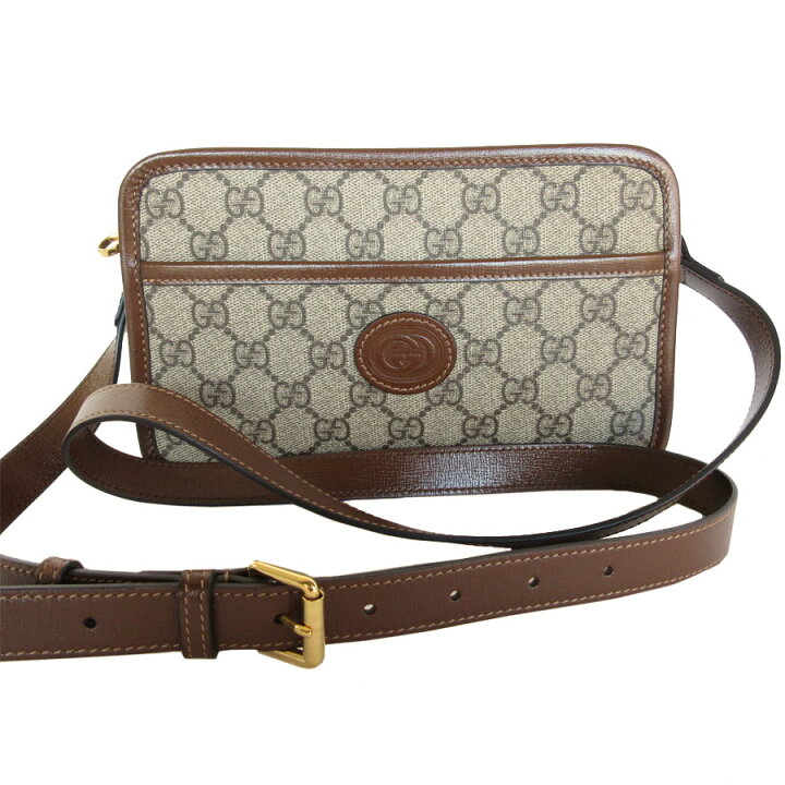 楽天市場】グッチ GUCCI 斜め掛けショルダーバッグ GGスプリーム PVC 