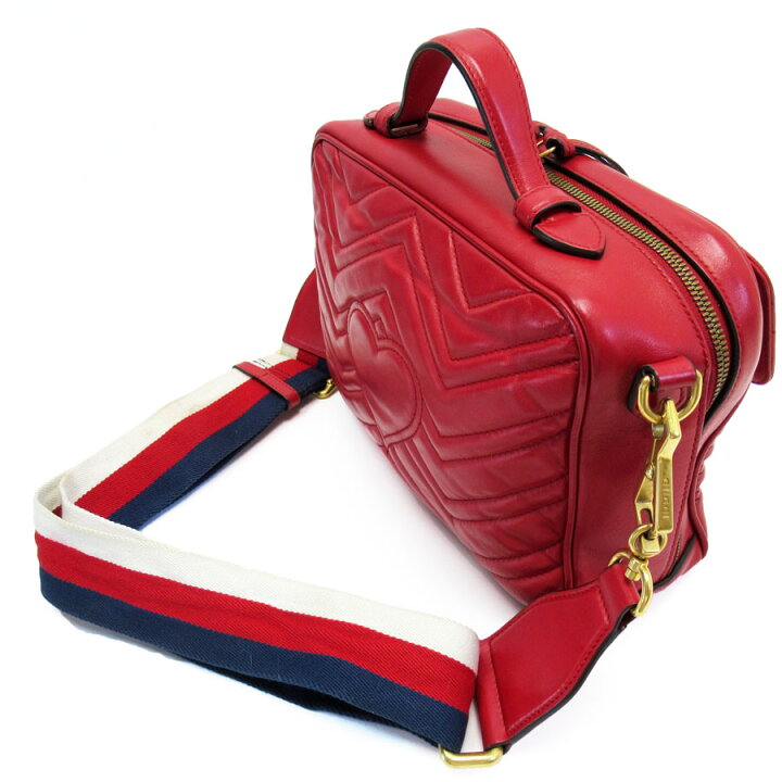 楽天市場】グッチ GUCCI 斜め掛けショルダーバッグ GGマーモント 