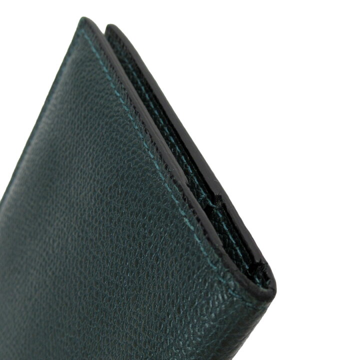 楽天市場】ヴァレクストラ Valextra 札入れ レザー ダークグリーン  