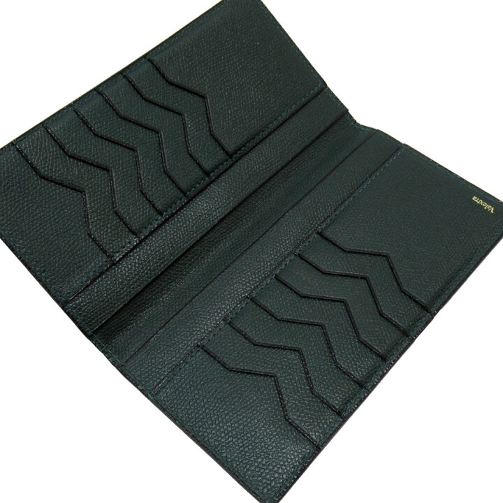 楽天市場】ヴァレクストラ Valextra 札入れ レザー ダークグリーン  